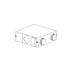 helty flow 1000 steel - montaj tavan sau perete (1000 m³/h)