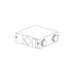 helty flow 1000 steel - montaj tavan sau perete (1000 m³/h)