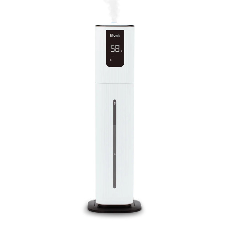 resigilat! umidificator levoit - oasismist 1000s smart ultrasonic cool mist tower, autonomie 100 ore, control voce , telecomanda