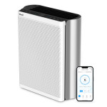purificator de aer smart levoit everestair wi-fi, filtru true hepa, carbon activ, acoperire pana la 100 m², flux de aer multi