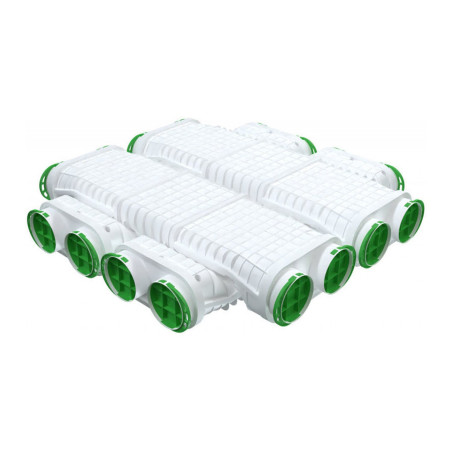 conector subtraversare pentru tubulatura (cross conector) - 2xo75 awenta