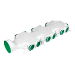 cutie de distributie cu racord lateral o160 / 14xo75 awenta