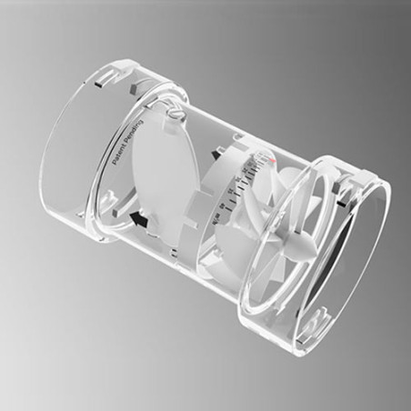 clapeta reglaj debit metrovent cu afisaj debit de aer, diametru o75mm