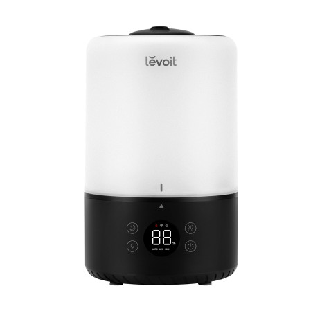 resigilat! umidificator de aer levoit dual 200s pro, smart, wi-fi ultrasonic, rezervor 3l, silentios, aromaterapie, functie auto