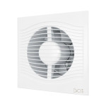 ventilator baie slim 5c super silent, clapeta antiretur, motor long life 40000h, debit 140mc/h, o125mm