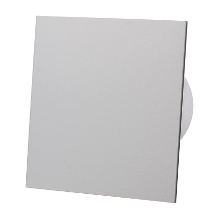 ventilator baie drim o125 s, super silent, debit 140 m3/h, panou plexi schimbabil, clapeta antiretur, garantie 2 ani, gri