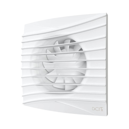 ventilator baie silent 4c matt white, super silent, clapeta antiretur, motor long life 40000h, debit 90mc/h, o100mm, matt white