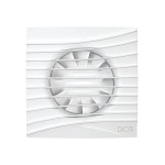 ventilator baie silent 5c matt white, super silent, clapeta antiretur, motor long life 40000h, debit 180mc/h, o125mm, matt whit