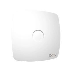 ventilator de baie rio 4c matt white, debit 100 m3/h, diametru o98, clapeta antiretur, matt white