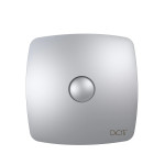 ventilator de baie rio 4c gray metal, debit 100 m3/h, diametru o98, clapeta antiretur, gray metal