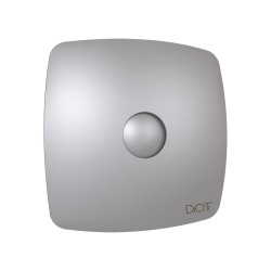 ventilator de baie rio 4c gray metal, debit 100 m3/h, diametru o98, clapeta antiretur, gray metal