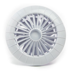 ventilator baie cu montaj in tavan arid o 150, super silent, debit 257 m3/h, garantie 3 ani, alb, clapeta antiretur