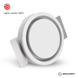 grila de ventilatie incastrata in rigips ergovent rondo100