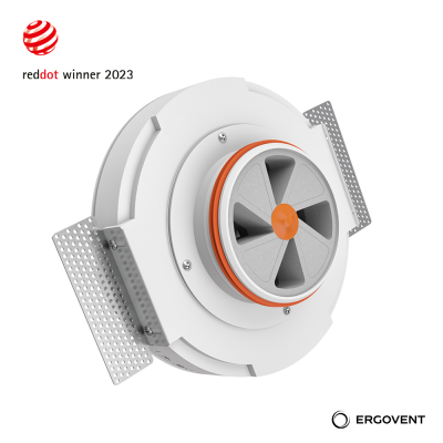 grila de ventilatie incastrata in rigips ergovent rondo100