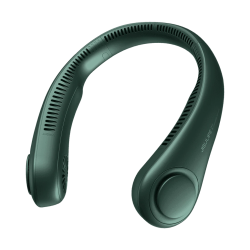 ventilator portabil de gat jisulife life3, autonomie 3-16h, baterie 4000mah, 3 viteze, incarcare rapida, verde inchis