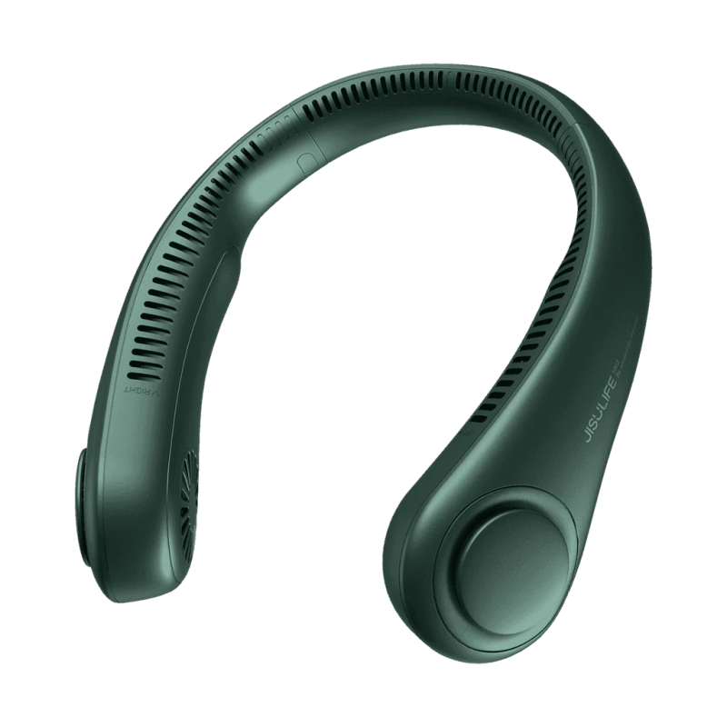 ventilator portabil de gat jisulife life3, autonomie 3-16h, baterie 4000mah, 3 viteze, incarcare rapida, verde inchis ventilator portabil de gat jisulife life3, autonomie 3-16h, baterie 4000mah, 3 viteze, incarcare rapida, verde inchis