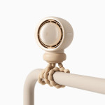 ventilator portabil pentru carucior jisulife, life 2, autonomie 2-11.5h, baterie 4000mah, 5 viteze, incarcare rapida, bej