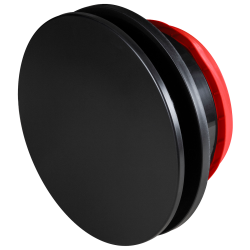 anemostat directional awenta, rotund vak125cz, o125, negru mat