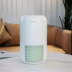 purificator de aer evoair, yuvo, lampa uv-c, filtru 3in1, true hepa, carbon activ, pre-filtru, 4 viteze, functie polen/animale