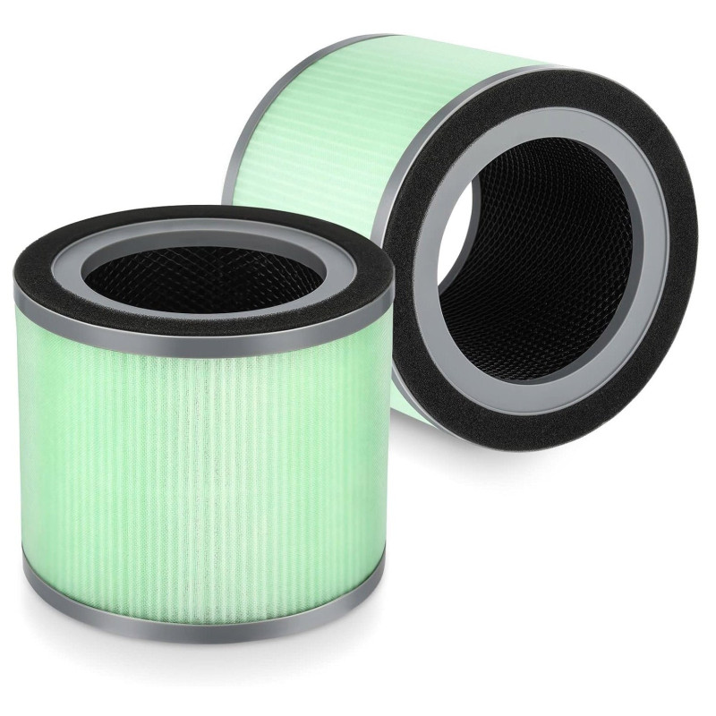 filtru purificator de aer evoair yuvo&yuvospin, 3 in 1, prefiltru, filtru true hepa, filtru de carbon activ