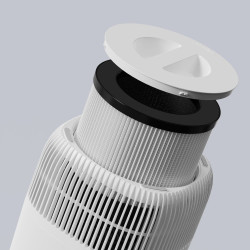 filtru purificator de aer evoair zuvia, zuno / nuvia, 3 in 1, prefiltru, filtru true hepa, filtru de carbon activ, original