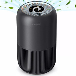 resigilat! purificator de aer evoair, yuvospin, lampa uv-c, filtru 3in1, true hepa, carbon activ, pre-filtru, 4 viteze, functi