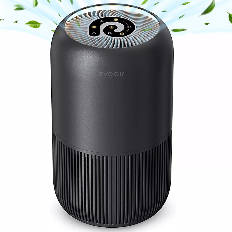 resigilat! purificator de aer evoair, yuvospin, lampa uv-c, filtru 3in1, true hepa, carbon activ, pre-filtru, 4 viteze, functi resigilat! purificator de aer evoair, yuvospin, lampa uv-c, filtru 3in1, true hepa, carbon activ, pre-filtru, 4 viteze, functi