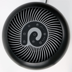 resigilat! purificator de aer evoair, yuvospin, lampa uv-c, filtru 3in1, true hepa, carbon activ, pre-filtru, 4 viteze, functi