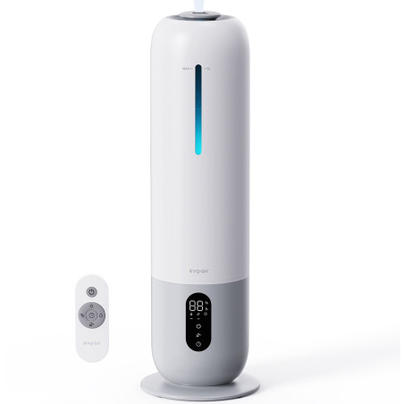 resigilat! umidificator aer evoair umio, lampa uv, 3 trepte umidificare, indicator umiditate, duza de ceata, aromaterapie, te