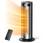 aeroterma dreo solaris sh628, 2000w, heater ceramica, termostat, eco mode, functie ventilator, oscilatie 70°, timer 12h, silen