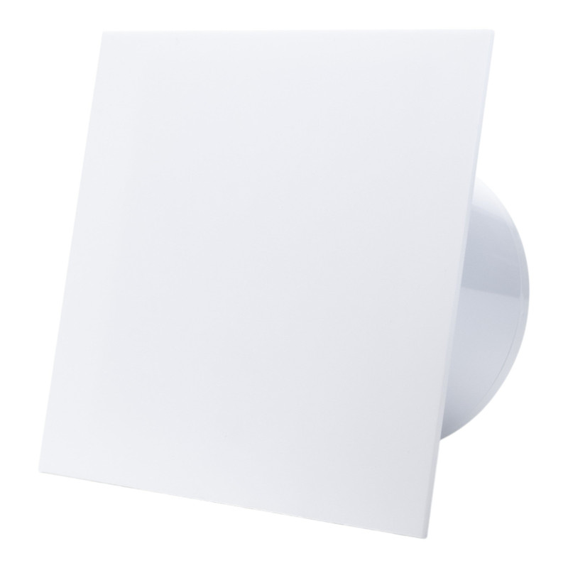 ventilator de baie ecovent decora, o100, super silent, panou plexiglas schimbabil, clapeta antiretur, debit 93 m3/h, garantie 