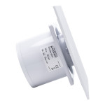 ventilator de baie ecovent decora, o100, super silent, panou plexiglas schimbabil, clapeta antiretur, debit 93 m3/h, garantie 