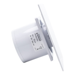 ventilator de baie ecovent decora, o100, super silent, panou plexiglas schimbabil, clapeta antiretur, debit 93 m3/h, garantie 
