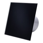 ventilator de baie ecovent decora smart, o100, super silent, senzor umiditate, timer, panou sticla, clapeta antiretur, debit 