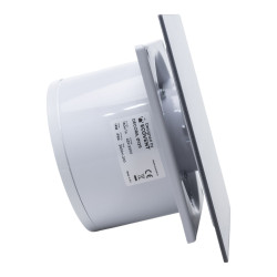 ventilator de baie ecovent decora, o125, super silent, panou plexiglas schimbabil, clapeta antiretur, debit 140 m3/h, garanti