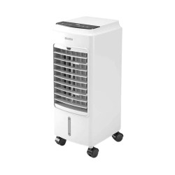 resigilat! racitor aer portabil - peler 4d, timer, panou comanda touch screen, volum rezervor apa 4l + 2 pastile de racire grat