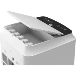 resigilat! racitor aer portabil - peler 4d, timer, panou comanda touch screen, volum rezervor apa 4l + 2 pastile de racire grat