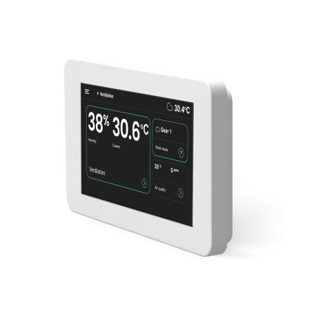 panou lcd simpletouch cu conectivitate wi-fi si bluetooth, alb