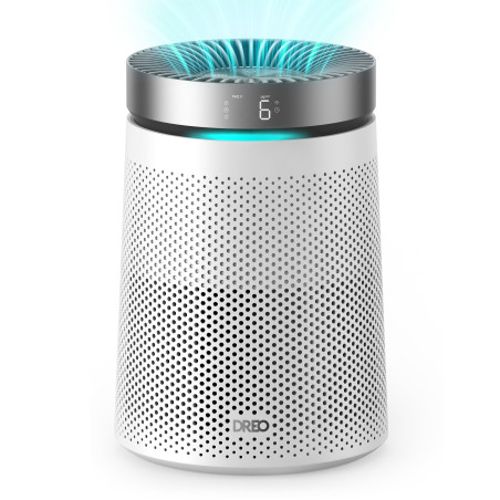 purificator aer dreo macro ap606, 173 m³/h, filtru 3 in 1 h13 true hepa, senzor calitate aer, mod auto, lumina ambientala, 4