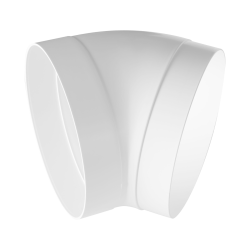 cot din pvc pentru tubulatura, o160 mm, 45 grade, awenta