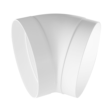 cot din pvc pentru tubulatura, o160 mm, 45 grade, awenta