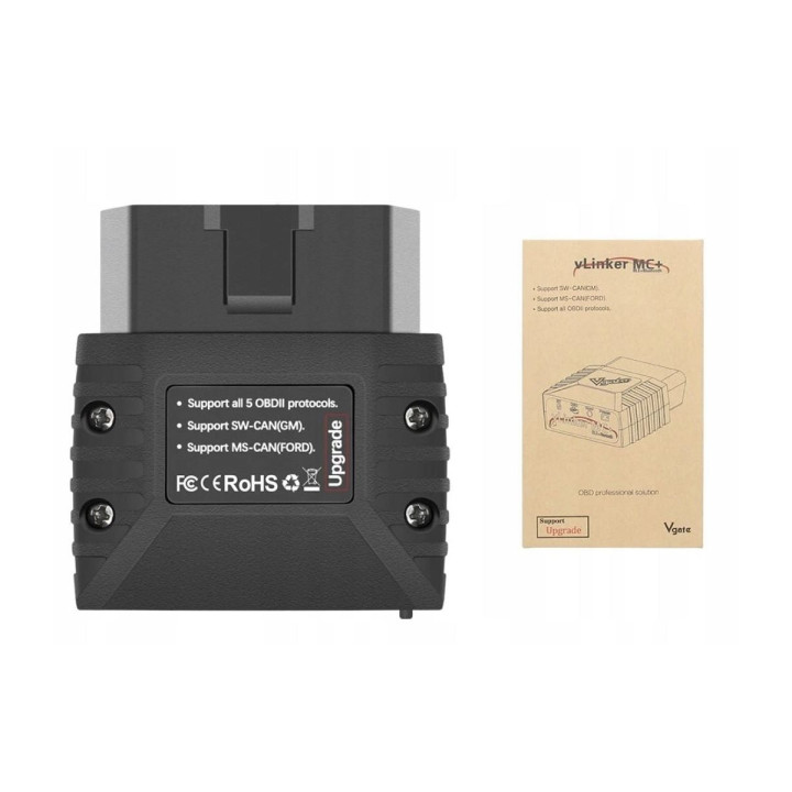 Vgate vLinker MC+ ELM327 V2.2, diagnoză auto Bluetooth 4.0 pentru iOS și Android, BimmerCode/FORScan
