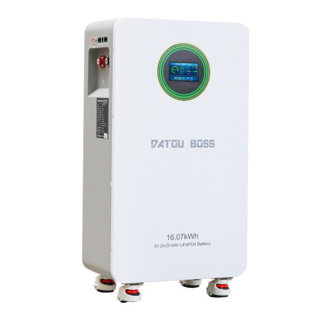 Acumulator 51.2V 314Ah fotovoltaic LiFePO4 Battery 16kWh BMS 210A  Carcasa Metalica Energy Storage by DATOUBOSS / SZUFP