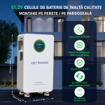Acumulator 51.2V 314Ah LiFePO4 Battery 16kWh BMS 210A  Carcasa Metalica Energy Storage by DATOUBOSS / SZUFP