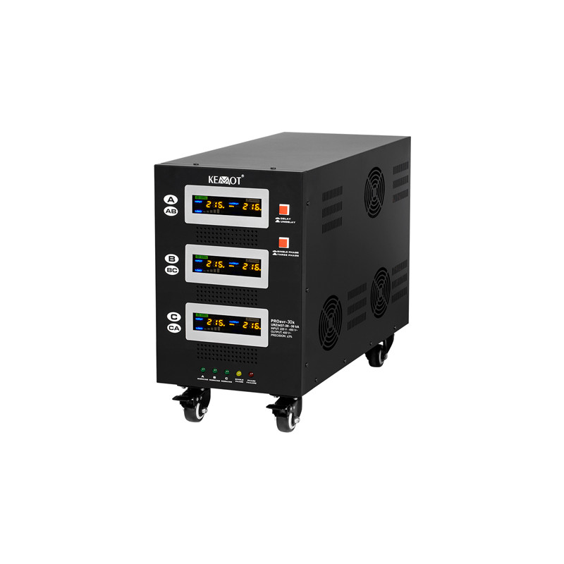 stabilizator servomotor trifazat 30kva proavr-30k kemot