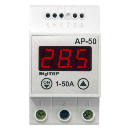 Releu de protectie amperaj monofazat, DigiTOP AP-50A