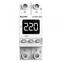 Releu de tensiune monofazat DigiTOP V-PRO 25A