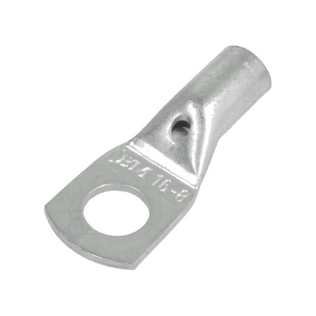 varf: inelar tubular  m8  16mm2  crimpat  pe cablu  neizolat  cupru