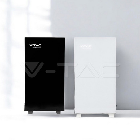 Acumulator V-TAC 10.24kWh IP20 6000 Cicluri Corp Alb - GTA Energy