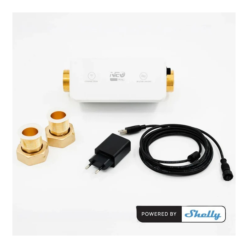 shelly neo smart water valve - robinet inteligent pentru apa, wi-fi & bluetooth, inchidere automata si protectie inundat shelly neo smart water valve - robinet inteligent pentru apa, wi-fi & bluetooth, inchidere automata si protectie inundat